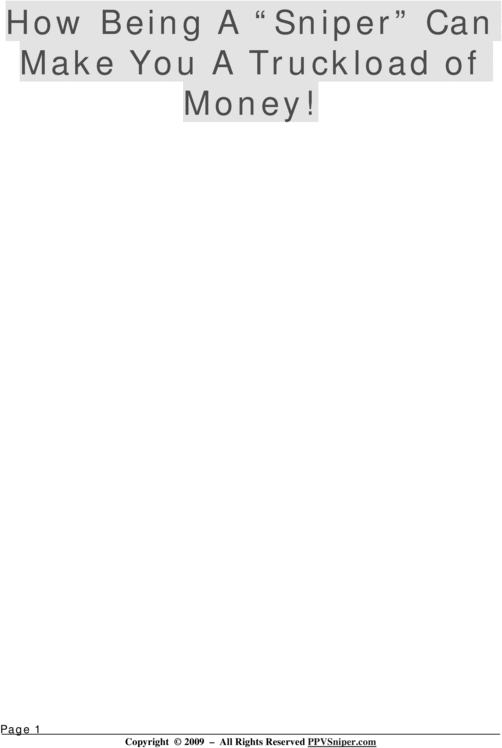 Product picture PPV made easy