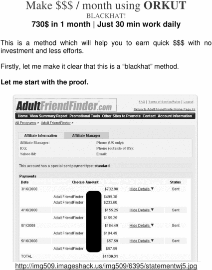 Product picture earn money with adultfriendfinder